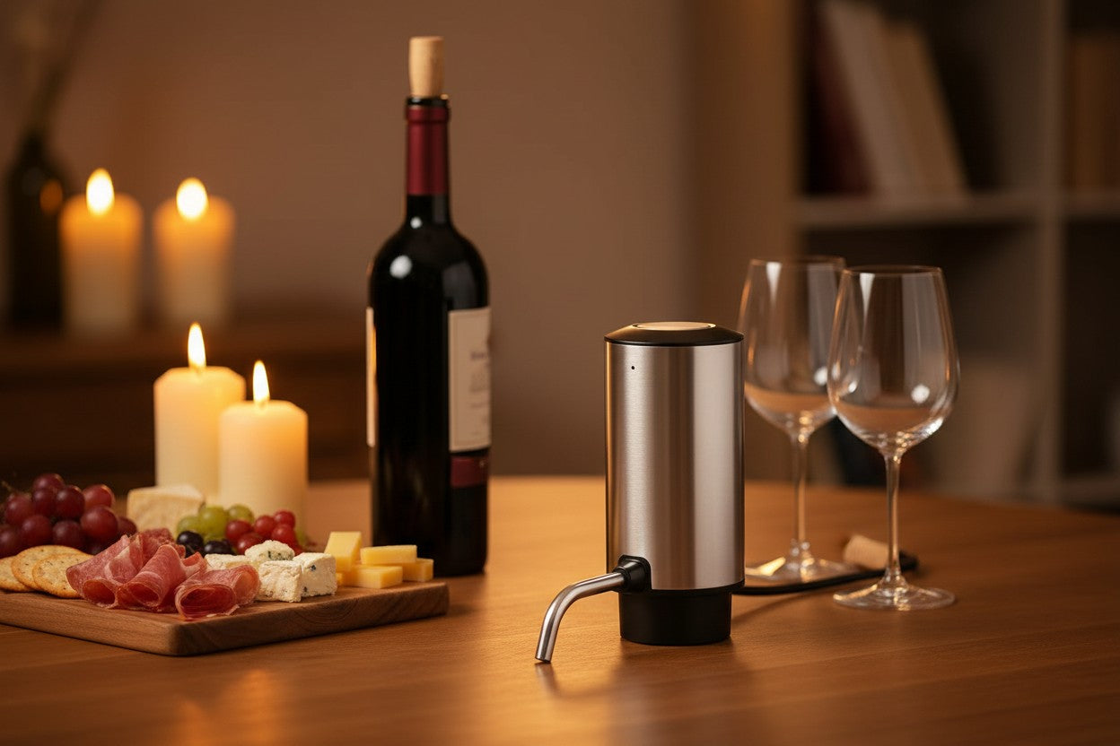Aérateur à vin électrique rechargeable
