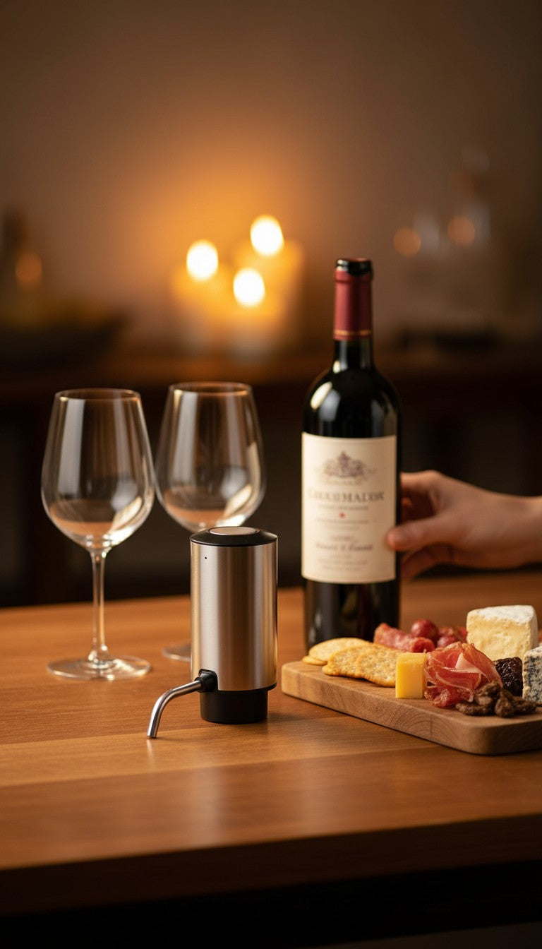 Aérateur à vin électrique rechargeable