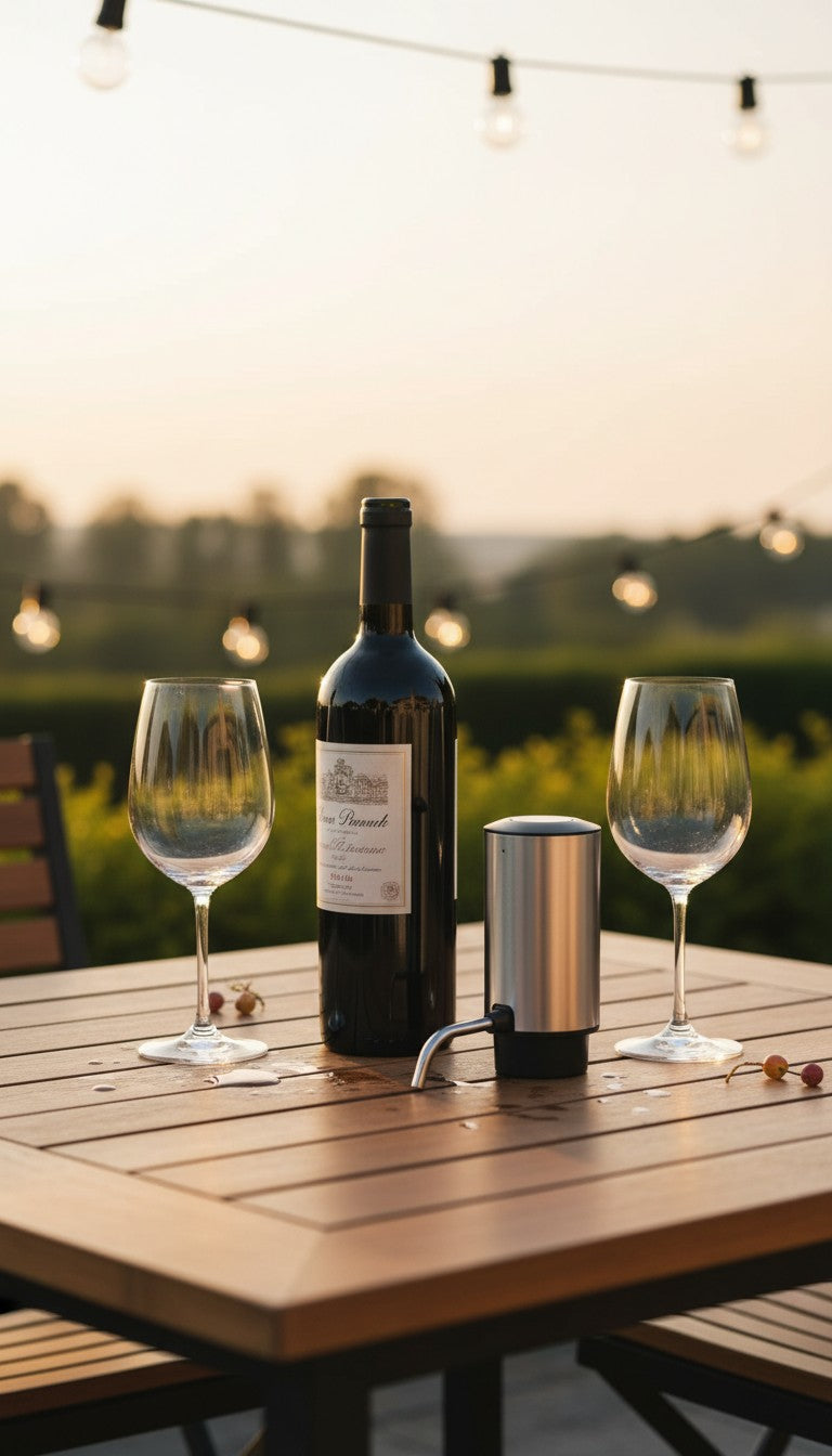 Aérateur à vin électrique rechargeable